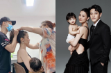 Ông Cao Thắng tung ảnh Đông Nhi chuẩn bà mẹ bỉm sữa: Vừa trang điểm vừa cho con bú