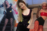 Cùng diện quần tất có logo, Hương Tràm mix match kém sành điệu hơn hẳn Tóc Tiên