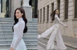 So kè nhan sắc các nàng Hậu showbiz Việt trong tà áo dài trắng tinh khôi