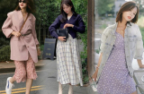 Gợi ý 10 công thức phối đầm liền với áo khoác diện lên đảm bảo sành điệu