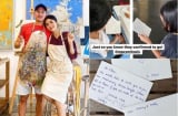 Tăng Thanh Hà viết thiệp mời các con dự tiệc kỷ niệm ngày cưới, lời hồi đáp của hai nhóc tỳ gây chú ý