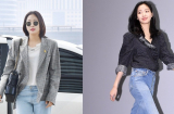 Chẳng hề lên đồ lồng lộn hay gợi cảm, 'cô dâu Yêu tinh' Kim Go Eun ăn diện đẹp xuất sắc