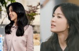 Cùng diện một thiết kế, Song Hye Kyo khoe dáng sexy lấn át đàn em Jisoo