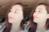 Nhã Phương khoe một góc gương mặt của con gái, vẻ dạn dĩ trước máy quay của ái nữ gây chú ý