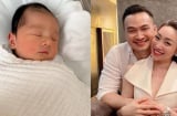 Bà xã Chi Bảo khoe cận cảnh vẻ đáng yêu của con trai vừa sinh, khuôn mặt nhóc tỳ giống bố y đúc
