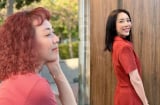 Thu Trang 'chơi lớn' đổi style tóc xoăn xù mì màu đỏ rực rỡ để ăn Tết