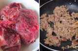 Ướp thịt bò với đường hay muối trước: Nhớ làm đúng để thịt luôn mềm ngọt, trọn dinh dưỡng, không khô dai