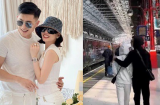 Lâm Bảo Châu tháp tùng Lệ Quyên đi diễn bên Anh, hình ảnh ôm ấp cực tình trên phố khiến fan tan chảy