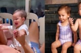 Biểu cảm thay đổi 180 độ của Leon nhà Hà Hồ khi thấy ba Kim Lý cưng chiều Lisa