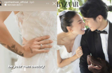 Ngô Thanh Vân zoom cận nhẫn cưới với Huy Trần, dân tình xuýt xoa với viên kim cương có kích thước 'khủng'