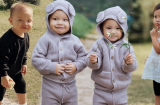 Thời trang đi du lịch của Lisa và Leon nhà Hà Hồ vừa sành điệu và 'ton sur ton' cực đáng yêu