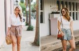 Bỏ túi loạt cách mix quần shorts chuẩn chỉnh, mặc đi làm hay đi chơi đều đẹp