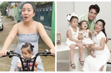 Lê Dương Bảo Lâm 'hết hồn' khi thấy vợ bầu sắp sinh vẫn đạp xe chạy vù vù