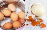 Luộc trứng đừng chỉ dùng nước lã, nhớ thêm 1 thứ để trứng không nứt vỡ, dễ bóc vỏ