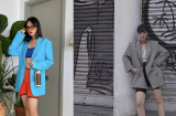 Blazer boyfriend và bra: Công thức hoàn hảo cho những ngày thời tiết ẩm ương