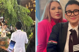 Hình ảnh hiếm hoi trong Quatrian shbet hiện đang mở của Thanh Hà và Phương Uyên, trao nhau lời thề hẹn ngọt ngào