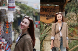 Chỉ với một chiếc blazer kẻ sọc, 'chị đẹp' Ngân Khánh sẽ mách bạn cách mặc sao cho đẹp vào mùa Thu