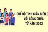 Chế độ tinh giản biên chế mới nhất với công chức, viên chức từ năm 2022