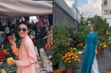 Tăng Thanh Hà cực ưa chuộng áo dài gấm thời các bà các mẹ ngày xưa