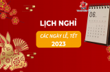 Năm 2023 người lao động được nghỉ 19 ngày lễ Tết vẫn hưởng nguyên lương: Đó là những ngày nào?