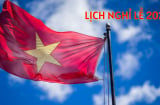 Chi tiết các ngày nghỉ lễ trong năm 2023