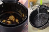 Cách rửa nồi chiên không dầu cực kỳ đơn giản, chẳng cần kỳ cọ vẫn sạch bong