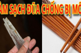 Đũa lâu ngày mốc meo, vi khuẩn còn nhiều hơn cả 'giẻ lau'? Rắc thứ này lên đũa sạch bong, khử trùng hiệu quả