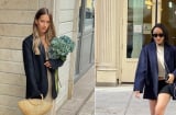 Áo blazer xanh - món đồ 'trụ cột' mang đến các bản phối tuyệt vời của gái Pháp mùa Hè này