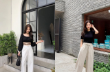 8 combo phối đồ với quần ống rộng sáng màu giúp nàng có được diện mạo trẻ xinh khi đi làm