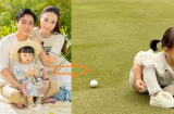 Chuẩn con đại gia, con gái Cường Đô La – Đàm Thu Trang lộ ảnh chơi golf từ khi mới hơn một tuổi