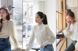 Mẹo lên đồ với áo blouse trắng trẻ trung và nữ tính, giúp chị em mặc đẹp từ công sở ra phố