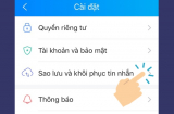 Cách khôi phục tin nhắn zalo đã xóa trong vòng 1 nốt nhạc