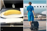 Tại sao hầu hết tiếp viên hàng không đều mang một quả chuối lên máy bay? Hóa ra họ 'lén lút' làm điều này