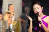 Phản ứng của Văn Mai Hương khi phía khán giả bất ngờ xảy ra ẩu đả, ném đồ
