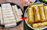Rán nem nhớ cho thêm 1 thứ: Gói cái nào cũng đều tăm tắp, vỏ vàng giòn, để không bị ỉu