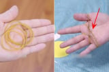 Mẹo gom tóc rụng trong nhà chỉ bằng 2 chiếc dây chun