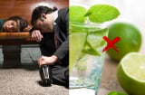 Giải rượu cho người say, đừng dùng nước cam chanh mà nguy hiểm, dùng nước này và làm ngay việc này