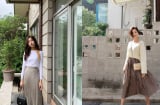 Tuyệt chiêu làm mới chân váy maxi mùa thu với loạt bản phối đầy thú vị
