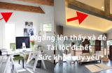 Bàn làm việc dưới xà ngang trần nhà sức khỏe tiêu tan, tiền tài tiêu tán, càng làm càng mất, mạn kiếp nghèo