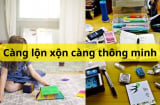 Muốn trẻ thông minh năng động, bàn học cứ để lộn xộn, chuyện tưởng đùa nhưng là thật