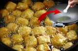 Rán đậu đừng thả ngay vào chảo, thêm 1 thứ đậu phồng xốp, vàng giòn nức mũi