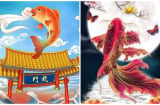 Vì sao nhà giàu thường thích treo tranh cá Chép trong nhà?