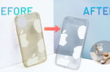 4 thứ quen thuộc giúp ốp điện thoại trong suốt ngả vàng lại sáng sạch như mới