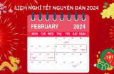 Lịch nghỉ Tết Nguyên đán Giáp Thìn 2024 của học sinh, giáo viên 63 tỉnh thành cập nhất mới nhất