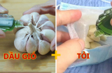 Đổ dầu gió lên tỏi: Bạn sẽ nhận được công dụng tuyệt vời ai cũng cần dùng