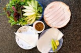 Bánh tráng cuốn thịt heo làm đơn giản, mà lại không bao giờ ngán