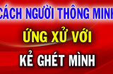 Người thông minh có 5 cách ứng xử với kẻ mình ghét và ghét mình: Bạn làm được không?