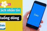 Cách nhắn tin xuống dòng trong Zalo trên điện thoại, máy tính: Đơn giản mà ít ai biết