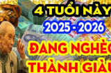 Ăn ở xởi lởi Trời cởi ra cho: 4 tuổi thiện lương hưởng lộc, 2 năm tới phất lên vù vù