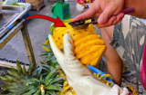 Ngâm dứa vào nước muối, sai bét: Muốn dứa ra mật ngọt, không dính nước cứ làm cách này